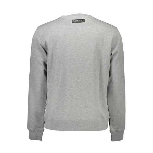Grigio Cotton Men Men's Sweatshirt - Plein Sport - Modalova