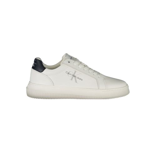 Bianco Leather Men Men's Sneaker - Calvin Klein - Modalova
