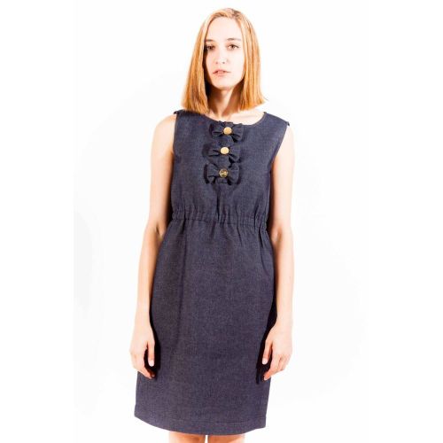 Blu Cotone Womens Dress - Love Moschino - Modalova