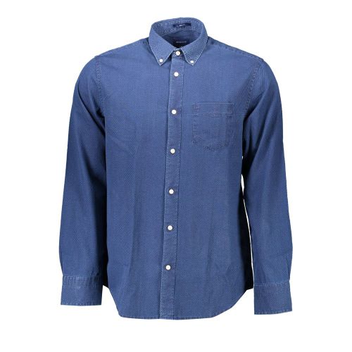 Gant Blu Cotton Men's Men's Shirt - Gant - Modalova