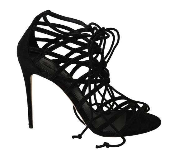 Suede Strap Stilettos Women's Sandals - Dolce & Gabbana - Modalova