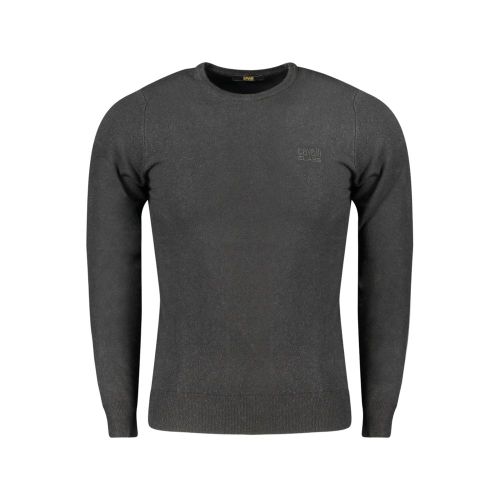 Nero Viscosa Uomo Men's Maglia - Cavalli Class - Modalova