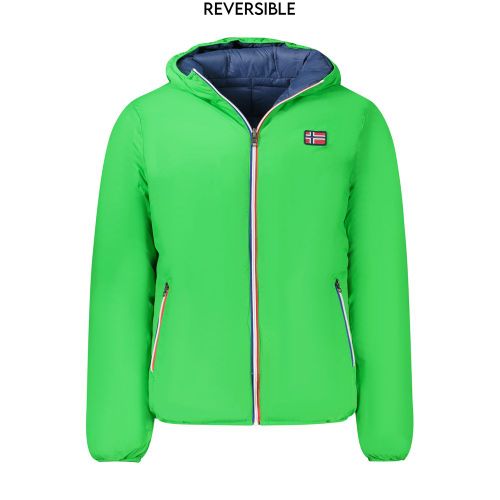 Verde Poliammide Men's Reversible Men's Jacket - Norway 1963 - Modalova