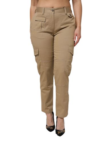 Cotton Cargo Tapered Women's Pants - Dolce & Gabbana - Modalova