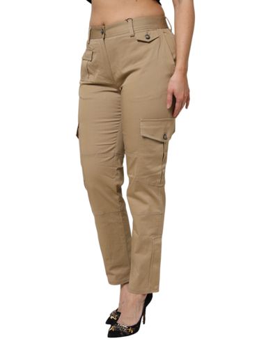 Cotton Cargo Tapered Women's Pants - Dolce & Gabbana - Modalova