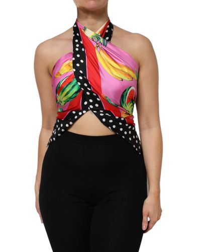 Halter Party Evening Cropped Women's Top - Dolce & Gabbana - Modalova