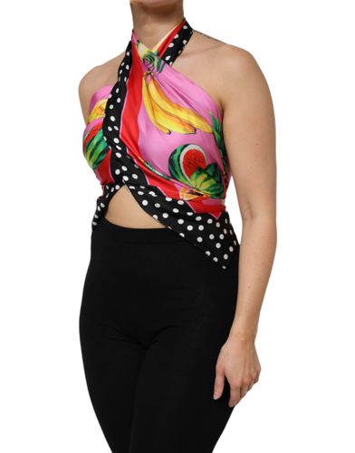 Halter Party Evening Cropped Women's Top - Dolce & Gabbana - Modalova