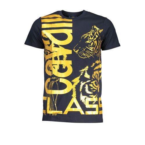 Blu Cotton Men's Men's T-Shirt - Cavalli Class - Modalova