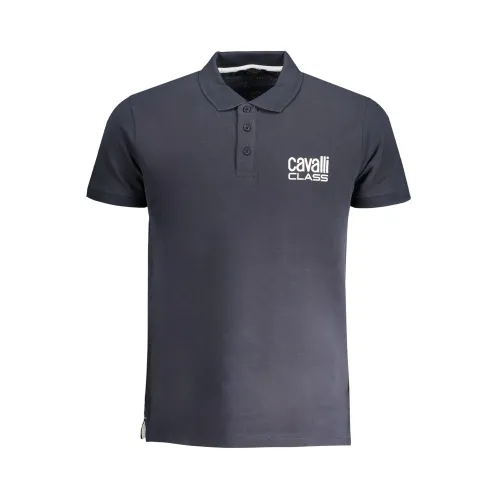 Blu Cotton Men Men's Polo - Cavalli Class - Modalova