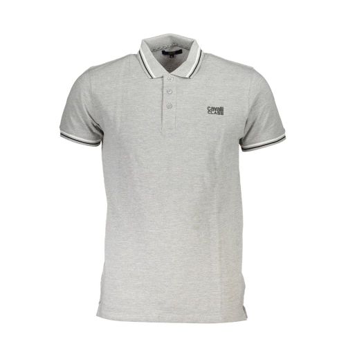 Grigio Cotton Men Men's Polo - Cavalli Class - Modalova