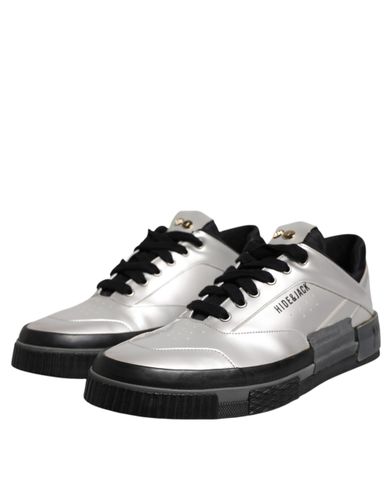 Metallic Low Top Lace Up Sneakers Men's Shoes (Pre-Owned) - HIDE & JACK - Modalova