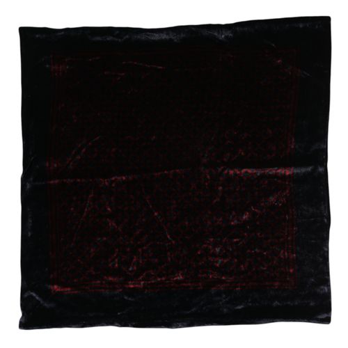 Black Red Viscose Square Men Foulard Men's Scarf - Dolce & Gabbana - Modalova