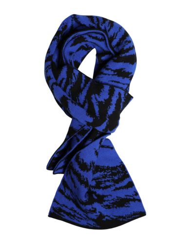 Blue Black Logo Neck Warmer Wrap Shawl Men's Scarf - Dolce & Gabbana - Modalova
