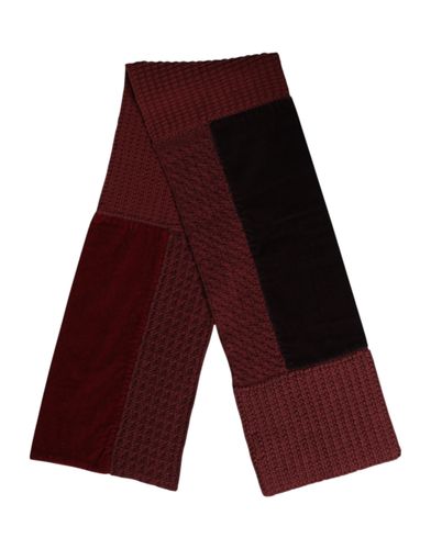 Black Neck Warmer Wrap Shawl Men's Scarf - Dolce & Gabbana - Modalova