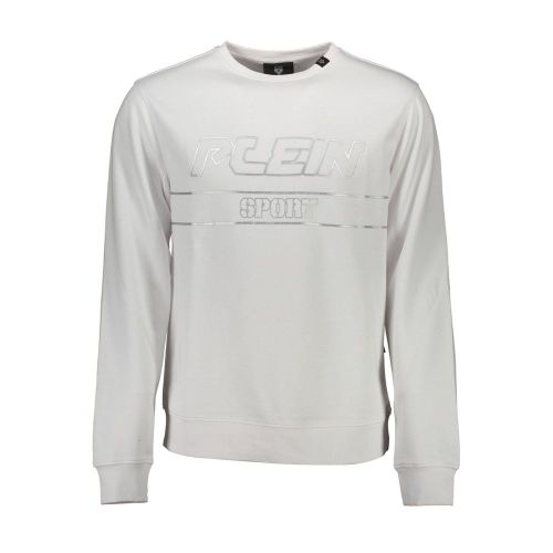Bianco Cotton Men Men's Sweatshirt - Plein Sport - Modalova