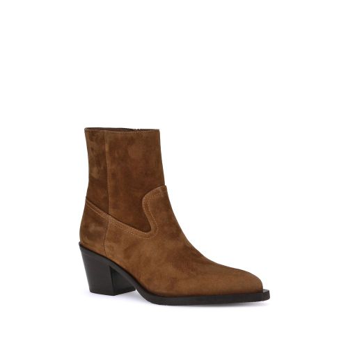 Calf Leather Bos Taurus Ankle Women's Boots - Stuart Weitzman - Modalova