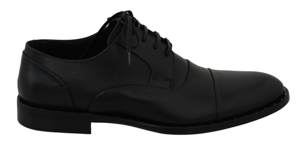 Leather Derby Formal Men's Shoes - Dolce & Gabbana - Modalova
