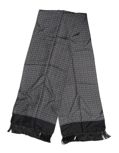 Patterned Fringes Men Foulard Men's Scarf - Dolce & Gabbana - Modalova