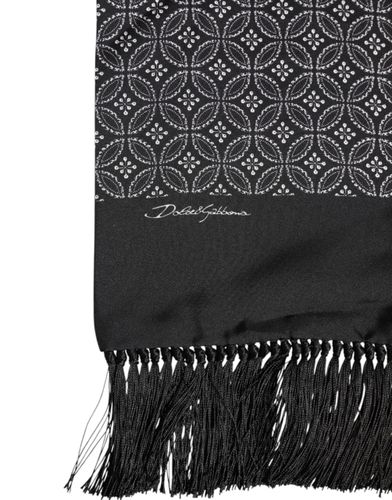 Patterned Fringes Men Foulard Men's Scarf - Dolce & Gabbana - Modalova
