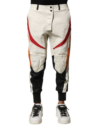 Lambskin Tapered Men Men's Pants (Pre-Owned) - Dolce & Gabbana - Modalova