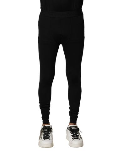 Nylon Elastic Logo Men Leggings Men's Pants - Dolce & Gabbana - Modalova