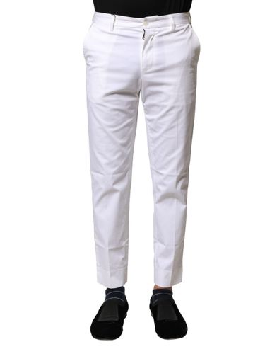 Cotton Straight Logo Men Men's Pants - Dolce & Gabbana - Modalova