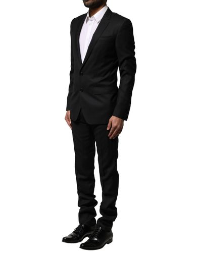 Blue MARTINI Wool Formal 2 Piece Men's Suit - Dolce & Gabbana - Modalova