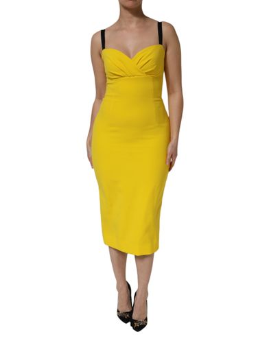 Polyester Sleeveless Sheath Midi Women's Dress (Pre-Owned) - Dolce & Gabbana - Modalova
