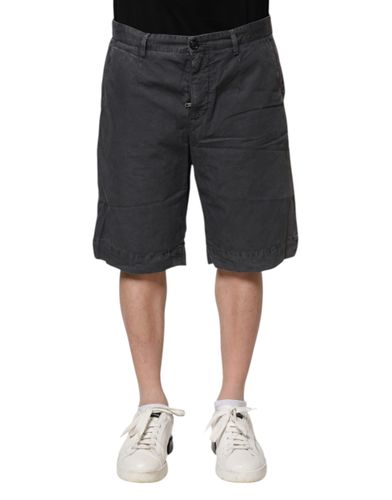 Cotton Stretch Denim Bermuda Men's Shorts (Pre-Owned) - Dolce & Gabbana - Modalova