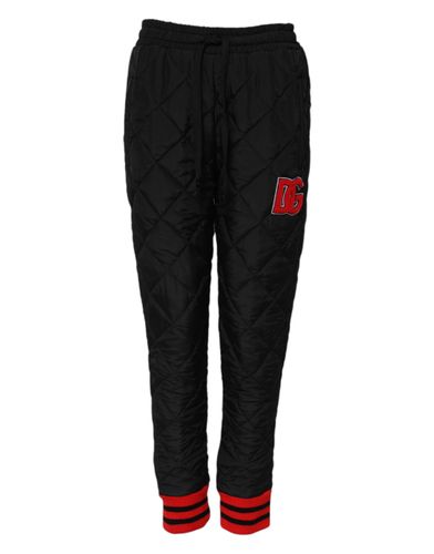 Quilted Mid Waist Jogger Women's Pants - Dolce & Gabbana - Modalova