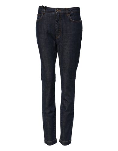 Queen Patch AUDREY Mid Waist Denim Women's Jeans - Dolce & Gabbana - Modalova