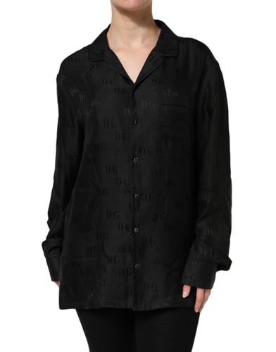 Silk DG Embroidery Long Sleeves Women's Top (Pre-Owned) - Dolce & Gabbana - Modalova