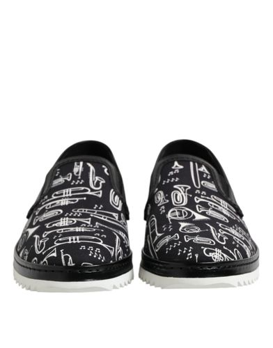 Slip On Printed Men Loafers Men's Shoes - Dolce & Gabbana - Modalova