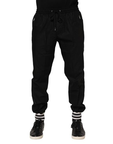 Cotton Logo Tape Men Jogger Men's Pants - Dolce & Gabbana - Modalova