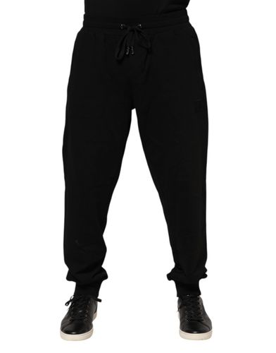Cotton Logo Tape Men Jogger Men's Pants (Pre-Owned) - Dolce & Gabbana - Modalova