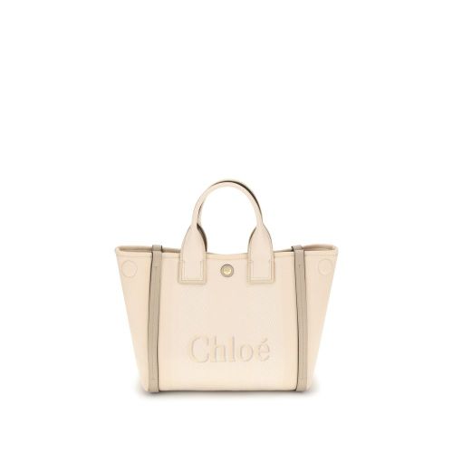 Chloé Beige Cotton Women's Handbag - Chloé - Modalova
