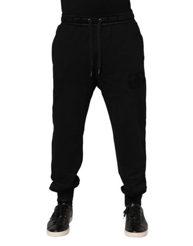 Cotton Drawstring Jogger Men's Pants - Dolce & Gabbana - Modalova