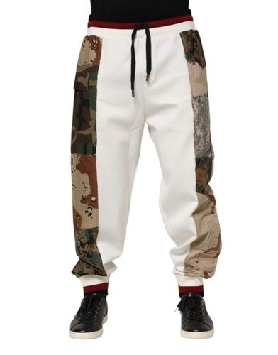 Patchwork Jogger Men's Pants - Dolce & Gabbana - Modalova