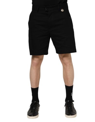 Cotton Knee Length Men Bermuda Men's Shorts - Dolce & Gabbana - Modalova