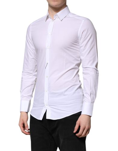 Cotton GOLD Long Sleeves Formal Men's Shirt (Pre-Owned) - Dolce & Gabbana - Modalova