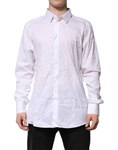 Cotton GOLD Long Sleeves Formal Men's Shirt (Pre-Owned) - Dolce & Gabbana - Modalova