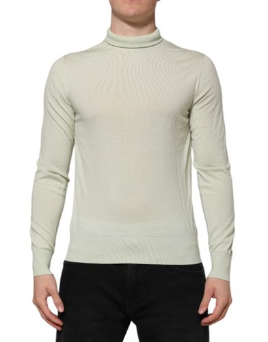 Mint Wool Turtleneck Pullover Men's Sweater (Pre-Owned) - Dolce & Gabbana - Modalova