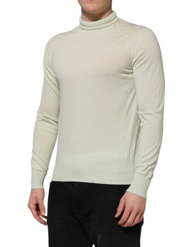 Mint Wool Turtleneck Pullover Men's Sweater (Pre-Owned) - Dolce & Gabbana - Modalova