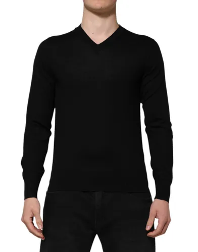 Embroidered Logo Pullover Men's Sweater - Dolce & Gabbana - Modalova