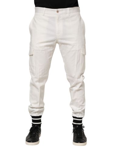 Cotton Jogger Cargo Skinny Men Men's Pants - Dolce & Gabbana - Modalova