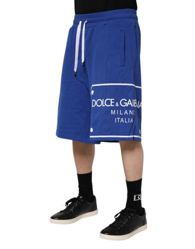Logo Cotton Bermuda SweatMen's Men's Shorts - Dolce & Gabbana - Modalova