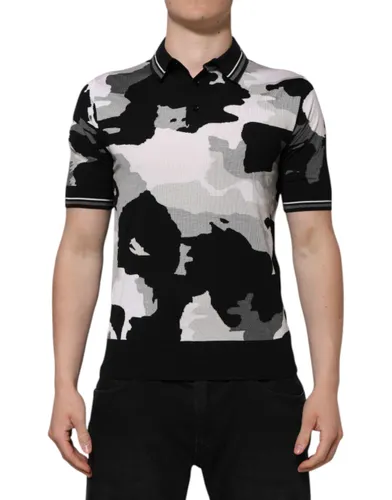 Camouflage Collared Polo Men's T-shirt - Dolce & Gabbana - Modalova