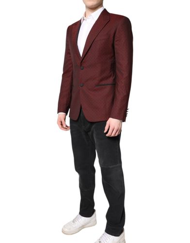 Wool Slim Fit Men Coat Jacket Men's Blazer (Pre-Owned) - Dolce & Gabbana - Modalova