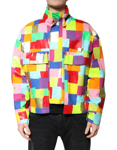 Cotton Full Zip Men Biker Men's Jacket (Pre-Owned) - Dolce & Gabbana - Modalova