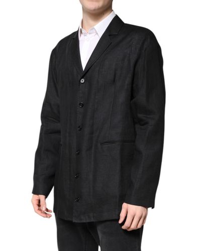Linen Single Breasted Men Coat Men's Blazer (Pre-Owned) - Dolce & Gabbana - Modalova